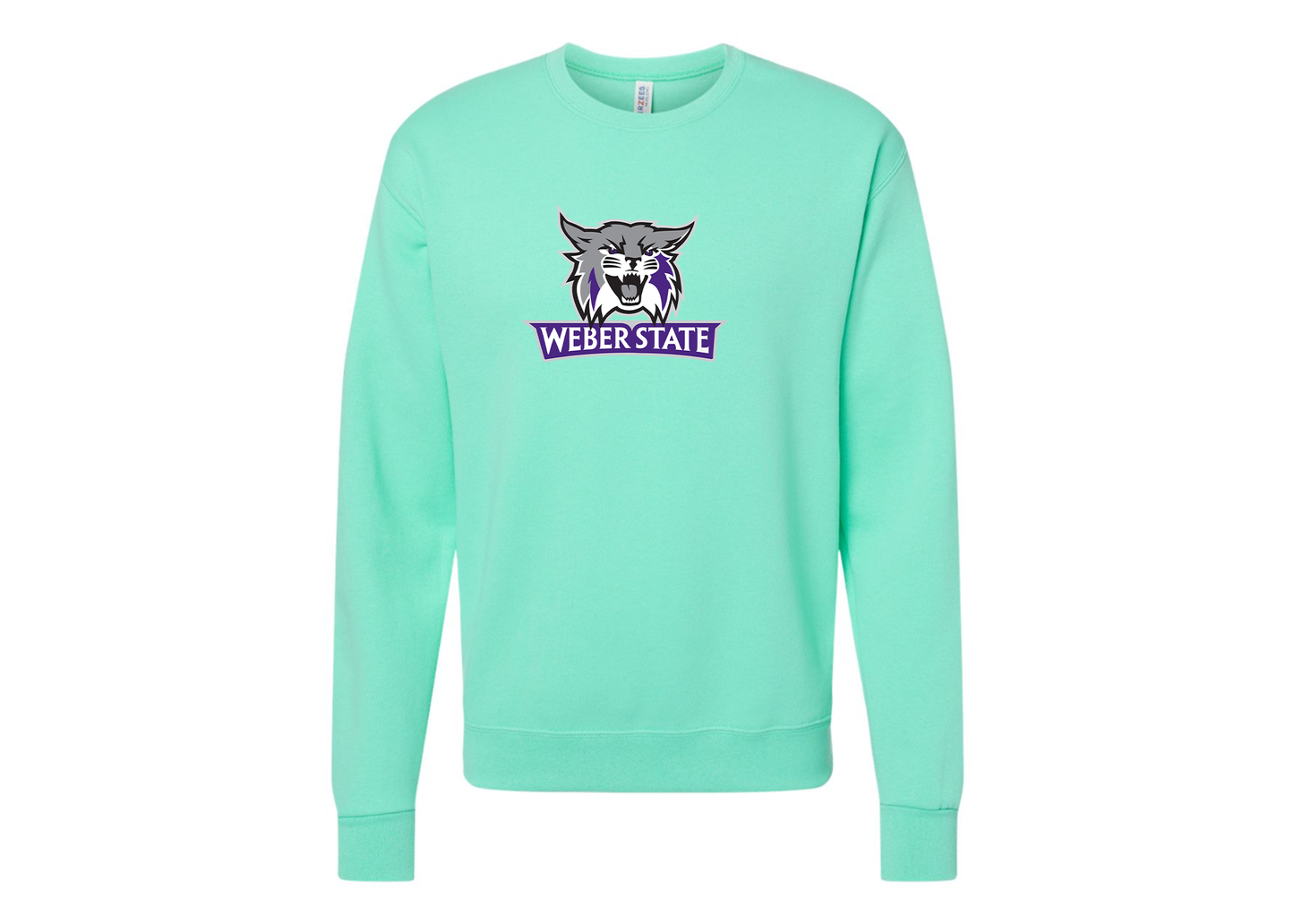 Men's Weber State Wildcats JERZEES NuBlend Crewneck Sweatshirt