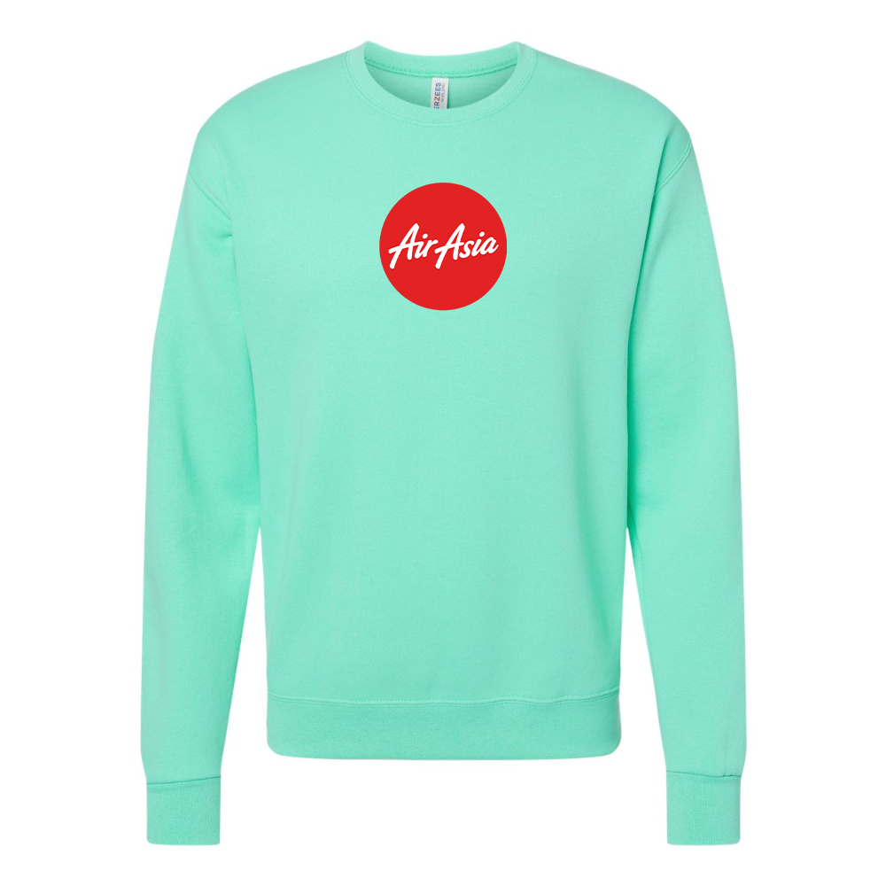 Men's Air Asia Logo  JERZEES NuBlend Crewneck Sweatshirt