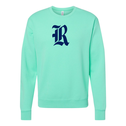 Men's Rice Owls Logo  JERZEES NuBlend Crewneck Sweatshirt