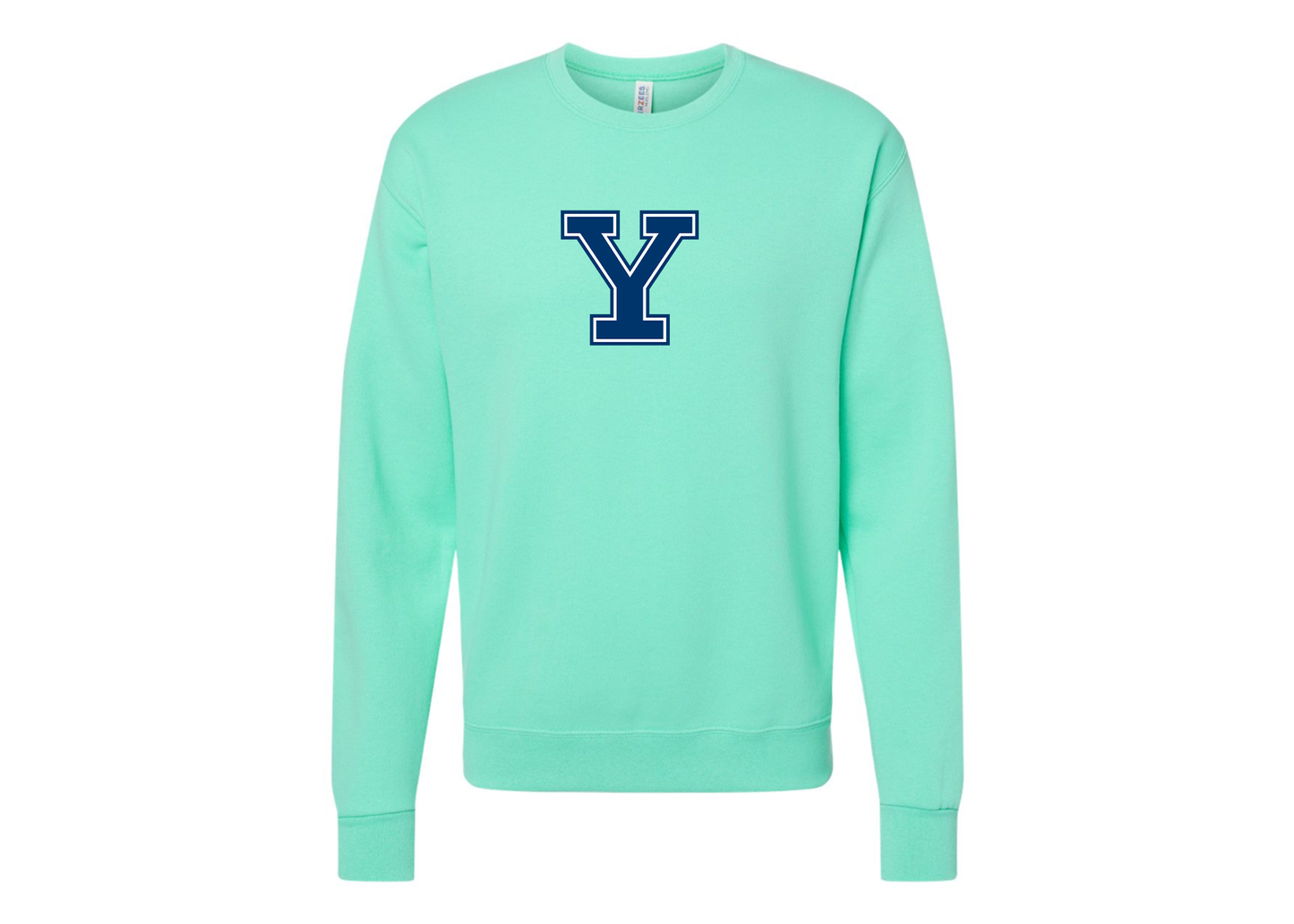 Men's Yale Bulldogs JERZEES NuBlend Crewneck Sweatshirt
