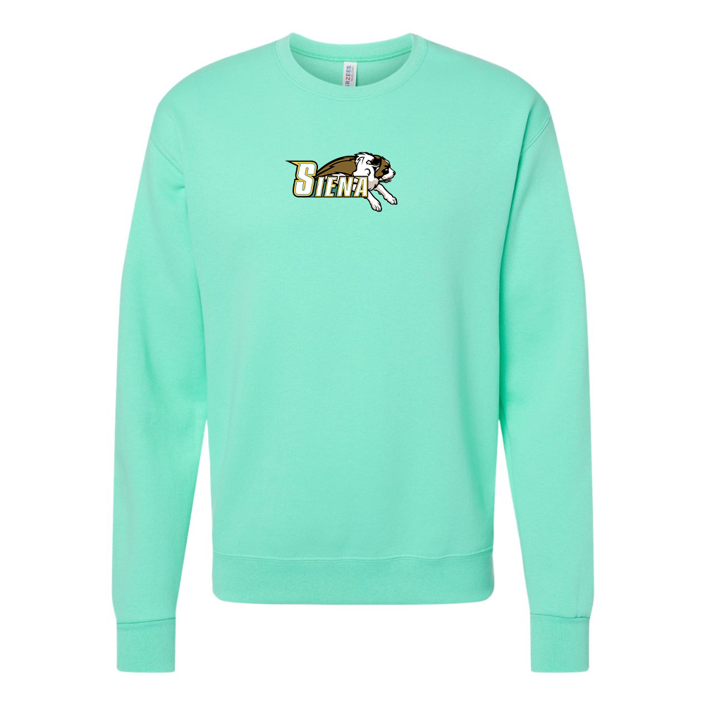Men's Siena Saints Logo  JERZEES NuBlend Crewneck Sweatshirt