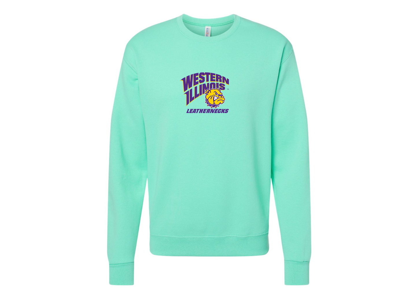 Men's Western Illinois Leathernecks JERZEES NuBlend Crewneck Sweatshirt