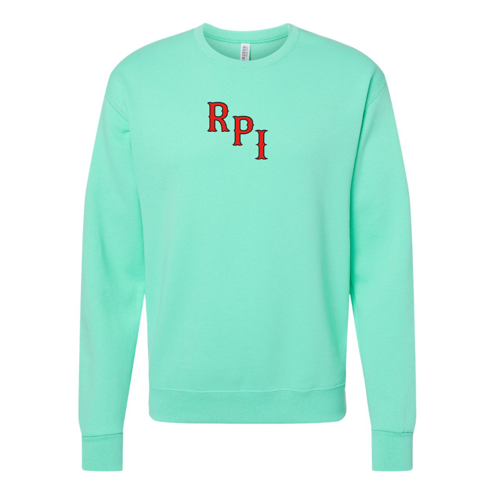 Men's RPI Engineers Logo JERZEES NuBlend Crewneck Sweatshirt