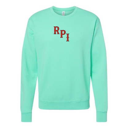 Men's RPI Engineers Logo JERZEES NuBlend Crewneck Sweatshirt