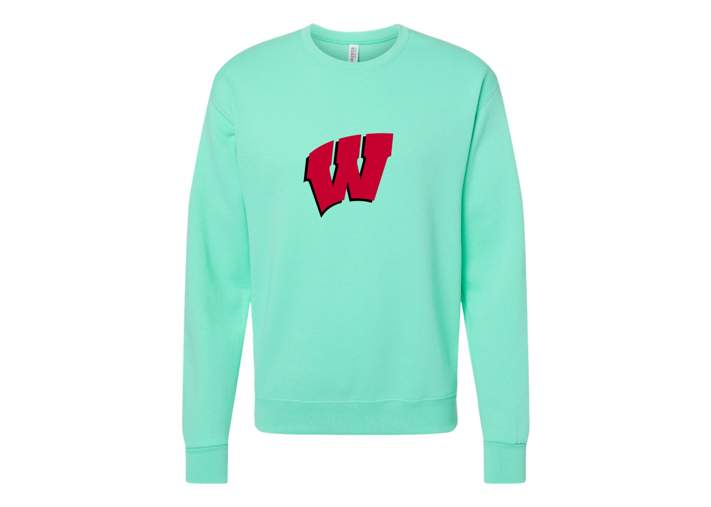 Men's Wisconsin Badgers JERZEES NuBlend Crewneck Sweatshirt