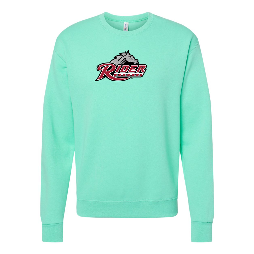 Men's Rider Broncs Logo  JERZEES NuBlend Crewneck Sweatshirt