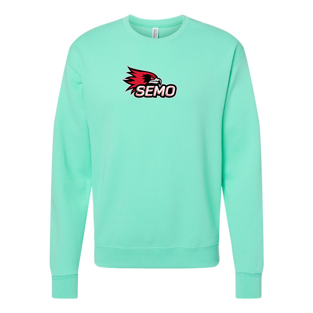 Men's SEMO Redhawks Logo JERZEES NuBlend Crewneck Sweatshirt