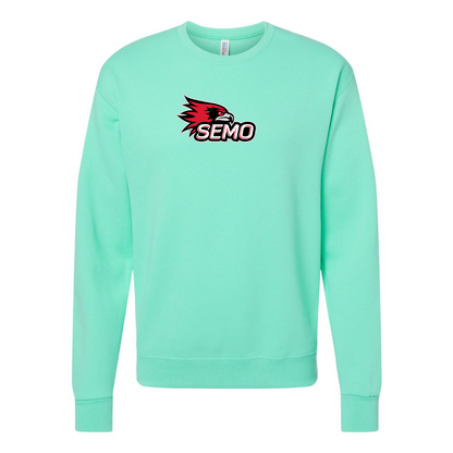 Men's SEMO Redhawks Logo JERZEES NuBlend Crewneck Sweatshirt