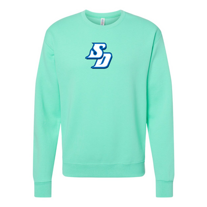 Men's San Diego Toreros Logo  JERZEES NuBlend Crewneck Sweatshirt