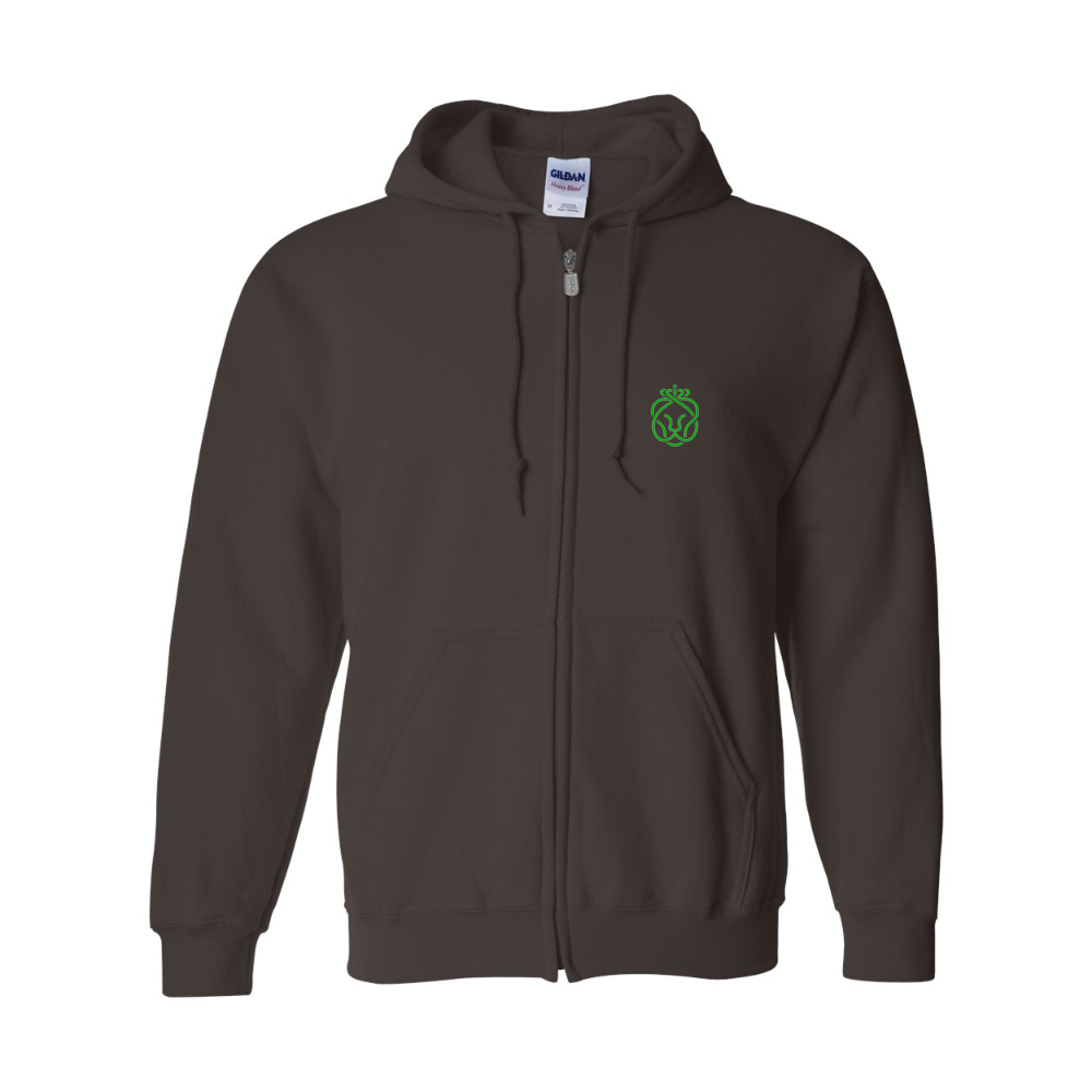 Men's Ahold Delhaize Symbol Gildan  Heavy Blend Full Zip Hooded Sweatshirt