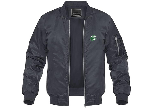Men's Utah Valley Wolverines Lightweight Bomber Jacket Windbreaker Softshell Varsity Jacket Coat