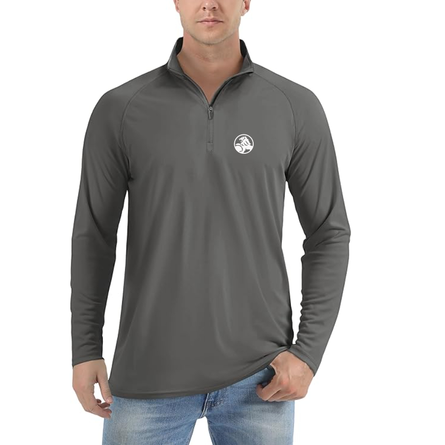 Men’s Holden Logo Lightweight Quarter-Zip Athletic Shirt Long Sleeve Performance Wear
