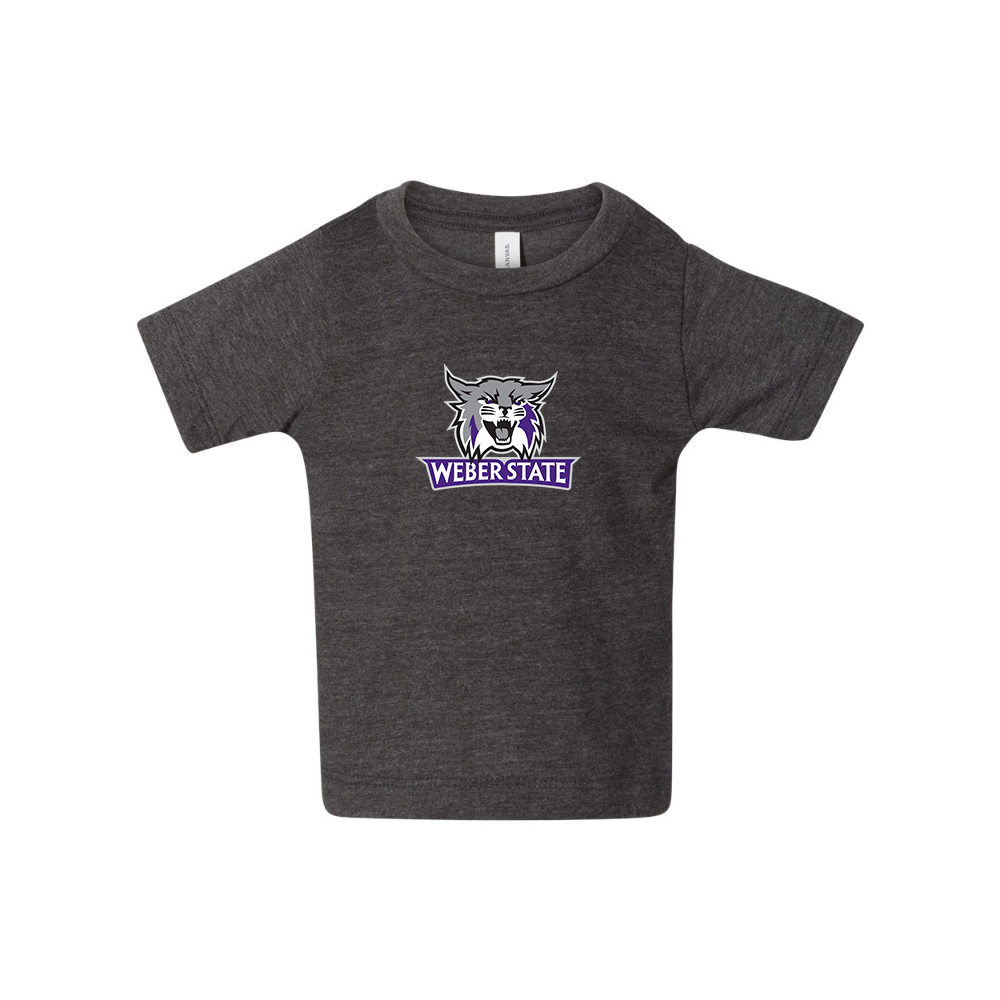 Weber State Wildcats BELLA CANVAS Infant Jersey Tee