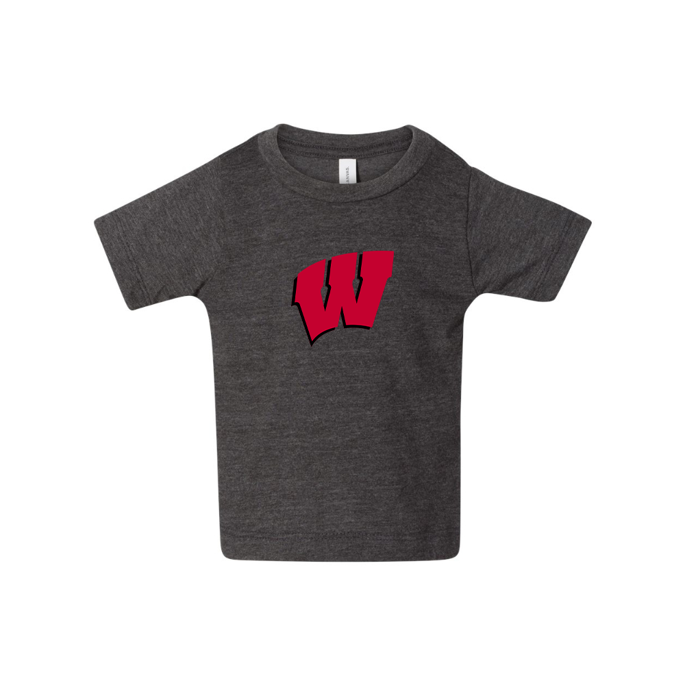 Wisconsin Badgers BELLA CANVAS Infant Jersey Tee