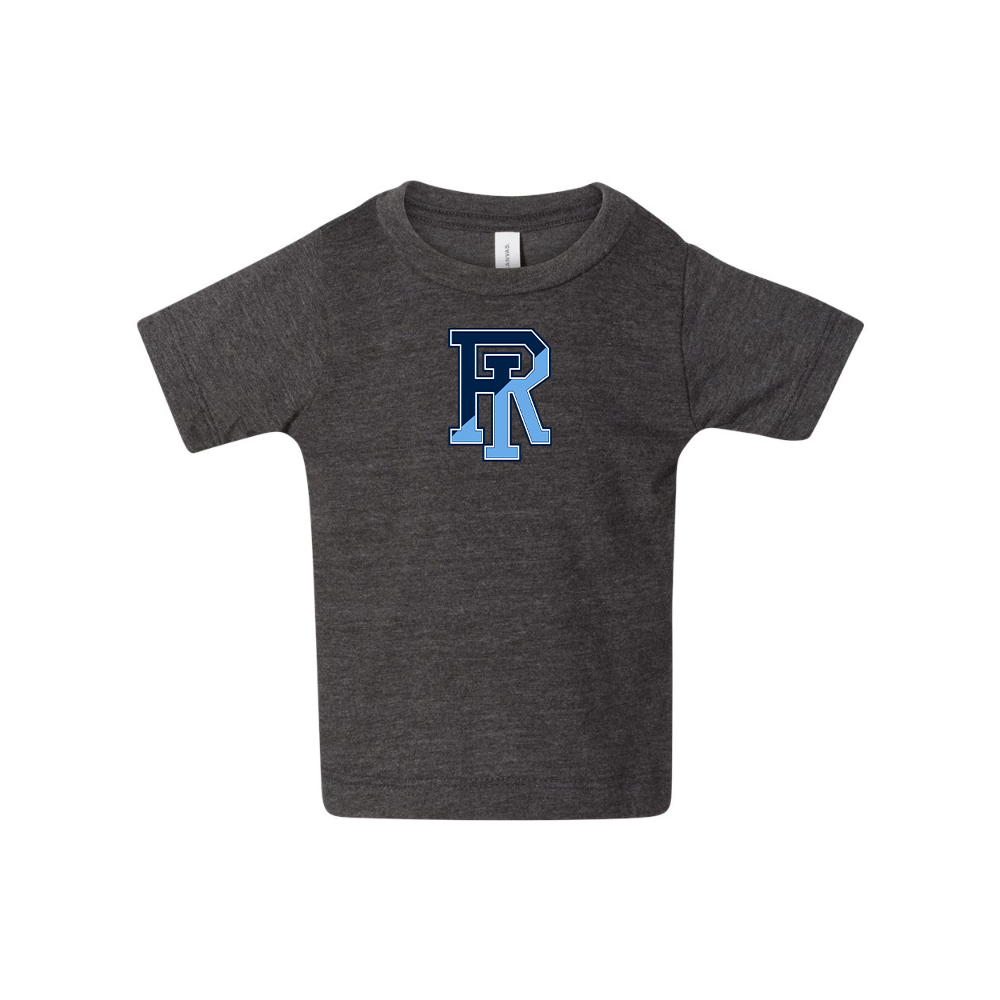 Rhode Island Rams Logo BELLA CANVAS Infant Jersey Tee