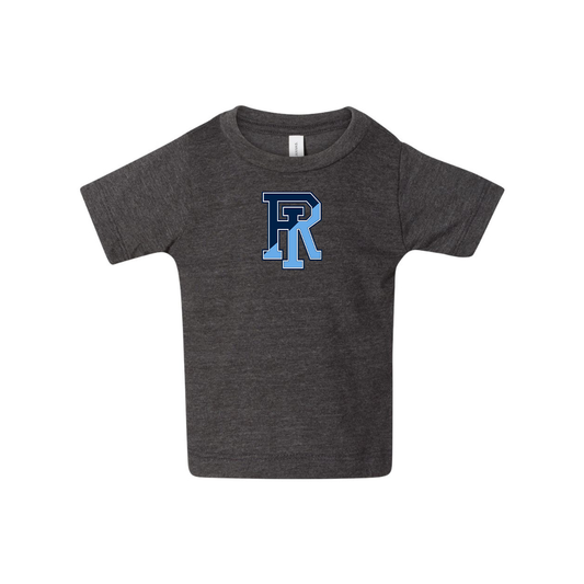 Rhode Island Rams Logo BELLA CANVAS Infant Jersey Tee