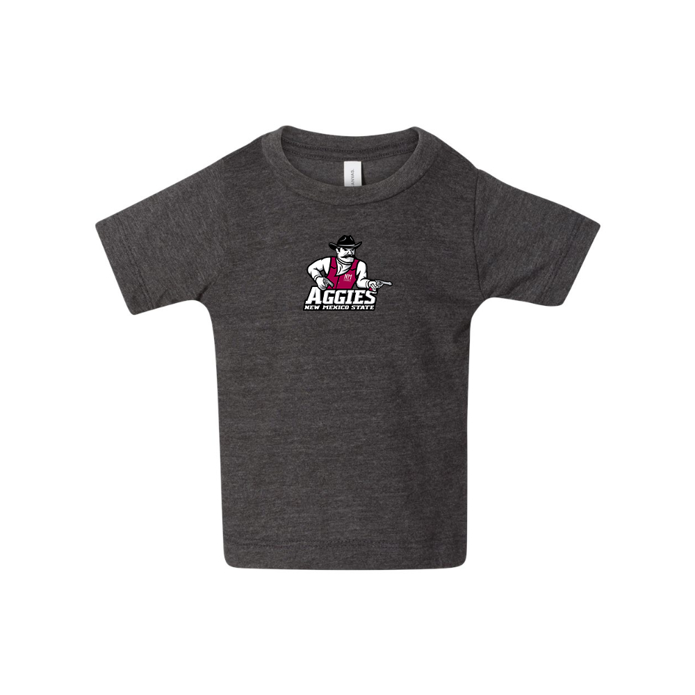 Aggies New Mexico State Logo BELLA CANVAS Infant Jersey Tee