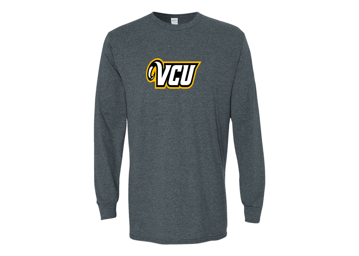 Men's Virginia Commonwealth Rams Gildan Heavy Cotton Long Sleeve T-Shirt