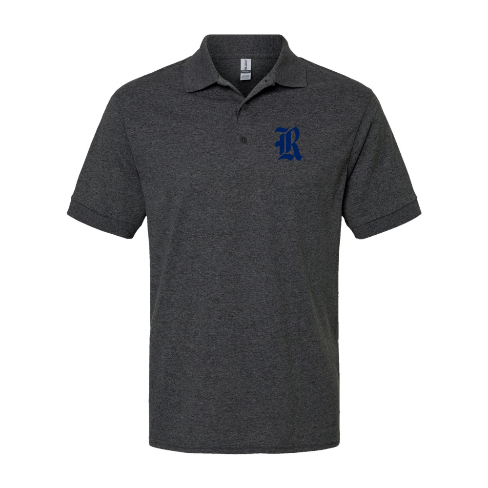 Men's Rice Owls Logo Gildan Dry Blend Jersey Polo
