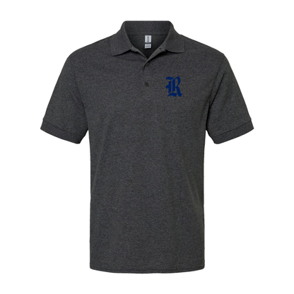Men's Rice Owls Logo Gildan Dry Blend Jersey Polo