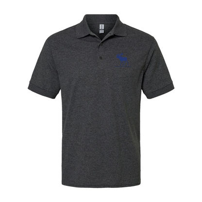 Men's Abercrombie & Fitch Moose Logo Gildan Dry Blend Jersey Polo
