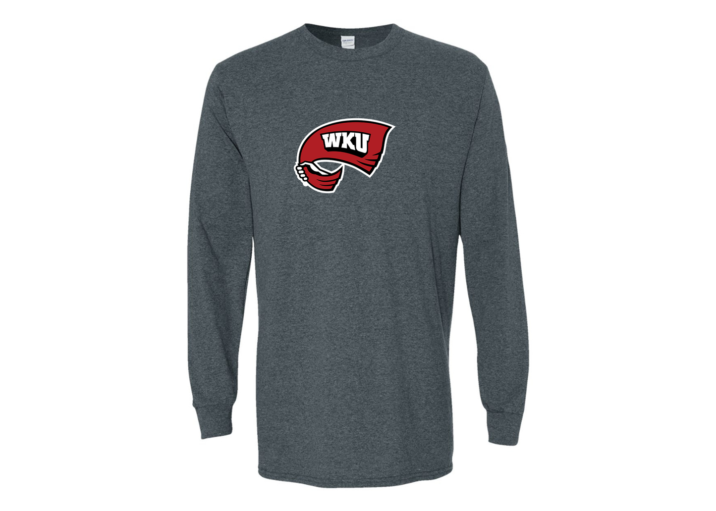 Men's Western Kentucky Hilltoppers Gildan Heavy Cotton Long Sleeve T-Shirt