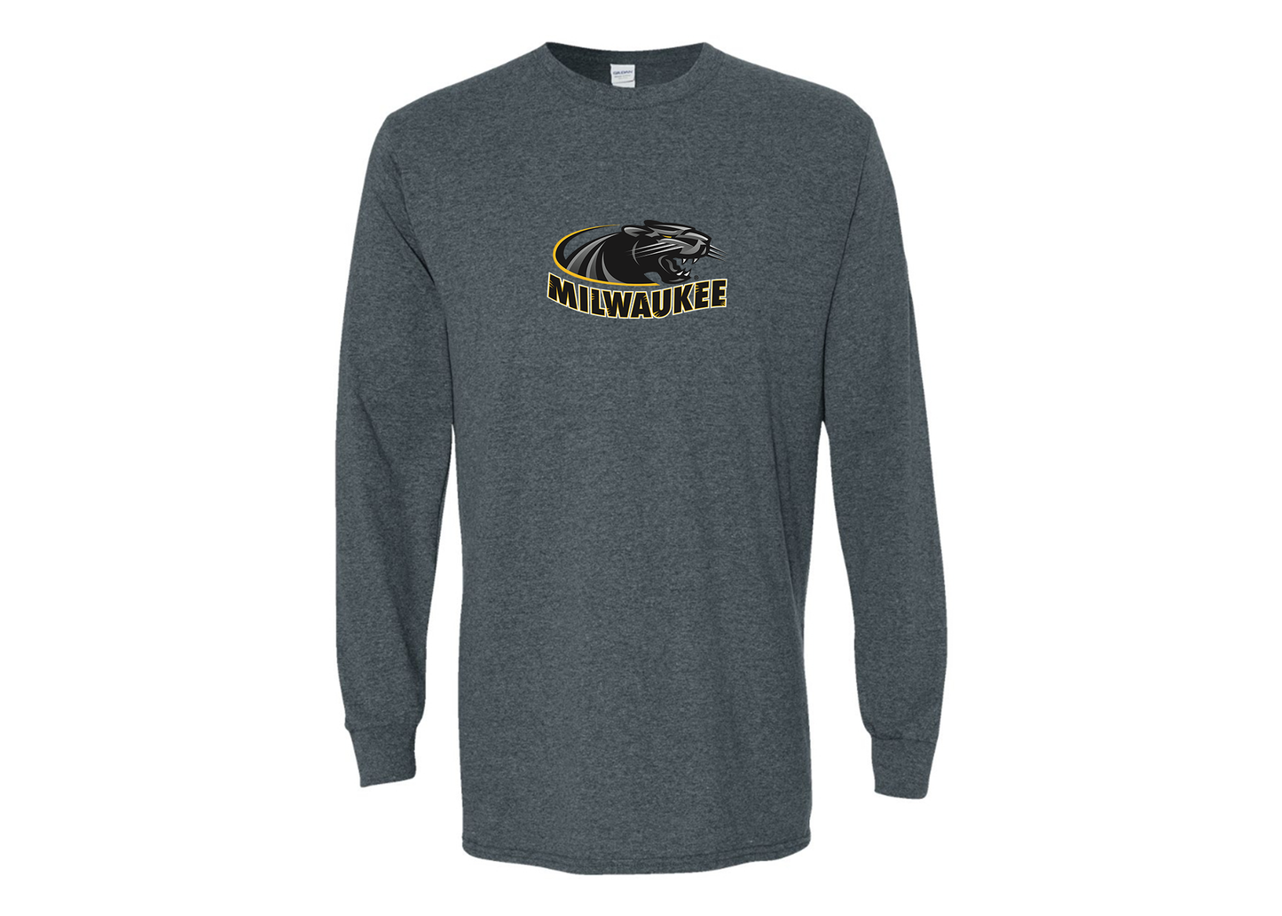 Men's Wisconsin Milwaukee Panthers Gildan Heavy Cotton Long Sleeve T-Shirt