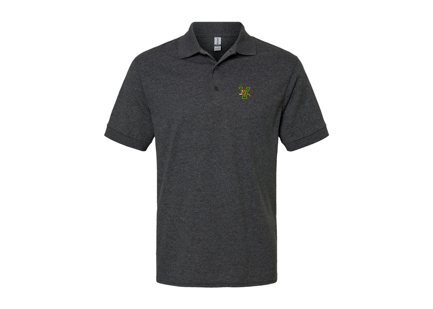 Men's Vermont Catamounts Gildan Dry Blend Jersey Polo