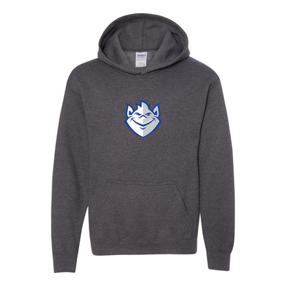 Youth Saint Louis Billikens Logo Gildan Heavy Blend  Hooded Sweatshirt