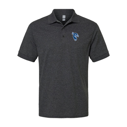 Men's Saint Peters Peacocks Logo Gildan Dry Blend Jersey Polo