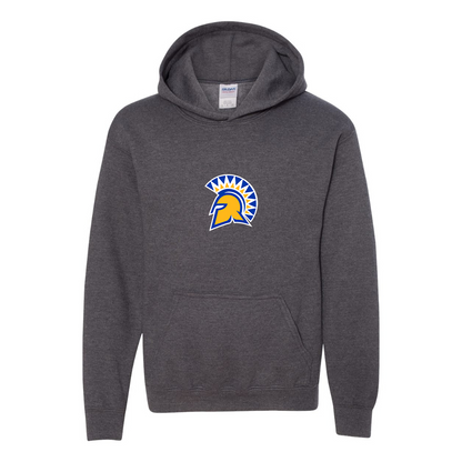 Youth San Jose State Spartans Logo Gildan Heavy Blend  Hooded Sweatshirt