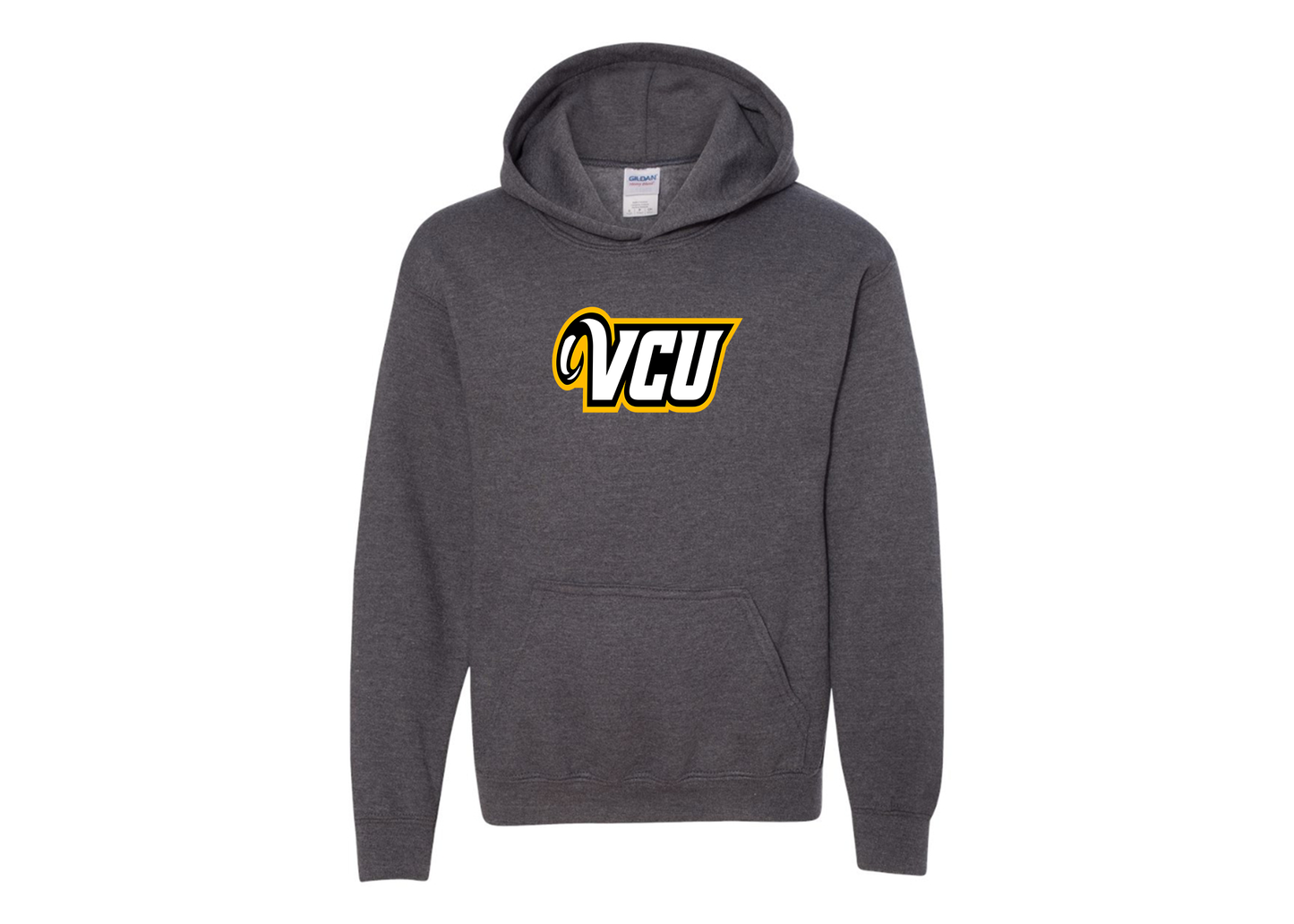 Youth Virginia Commonwealth Rams Gildan Heavy Blend  Hooded Sweatshirt