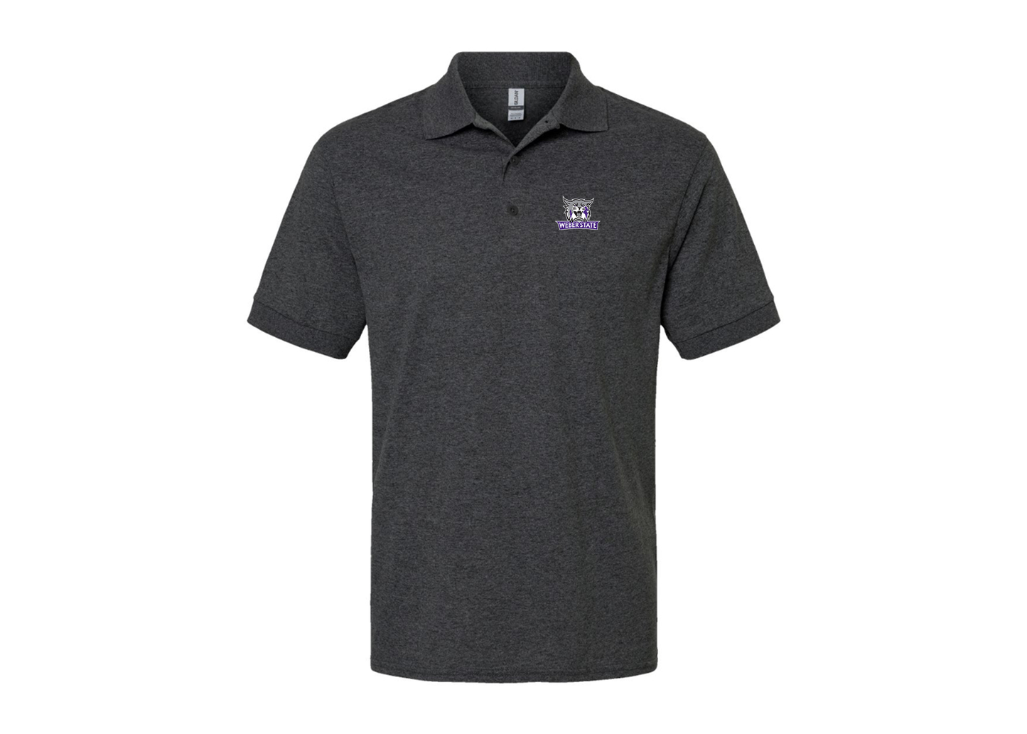Men's Weber State Wildcats Gildan Dry Blend Jersey Polo