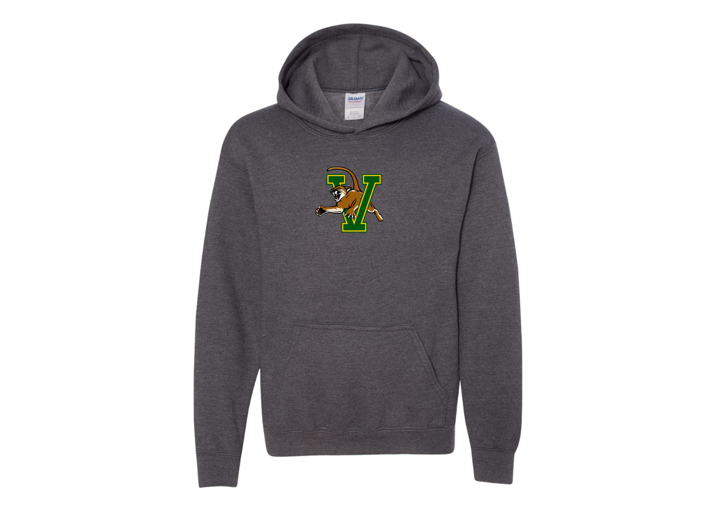 Youth Vermont Catamounts Gildan Heavy Blend  Hooded Sweatshirt