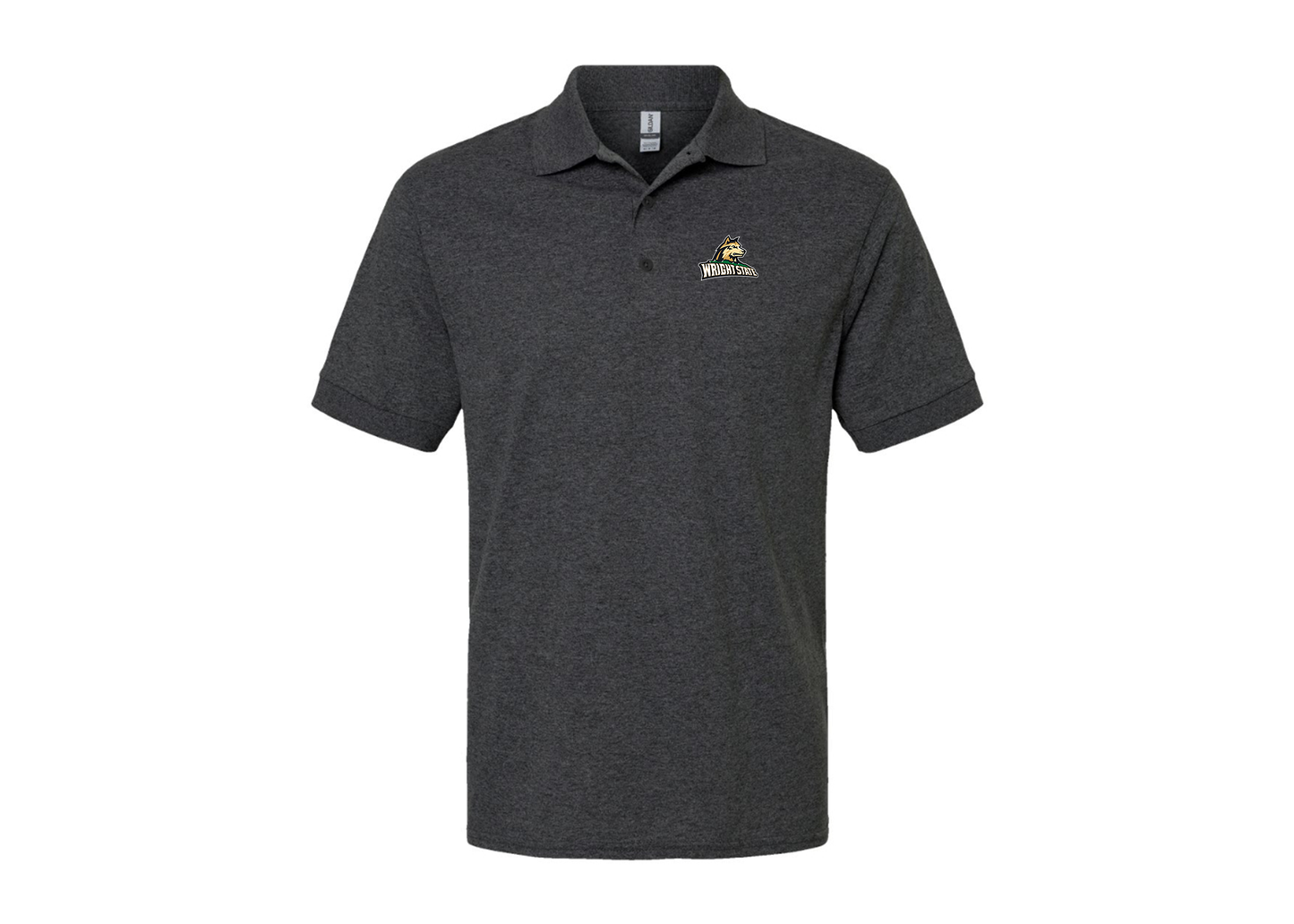 Men's Wright State Raiders Gildan Dry Blend Jersey Polo