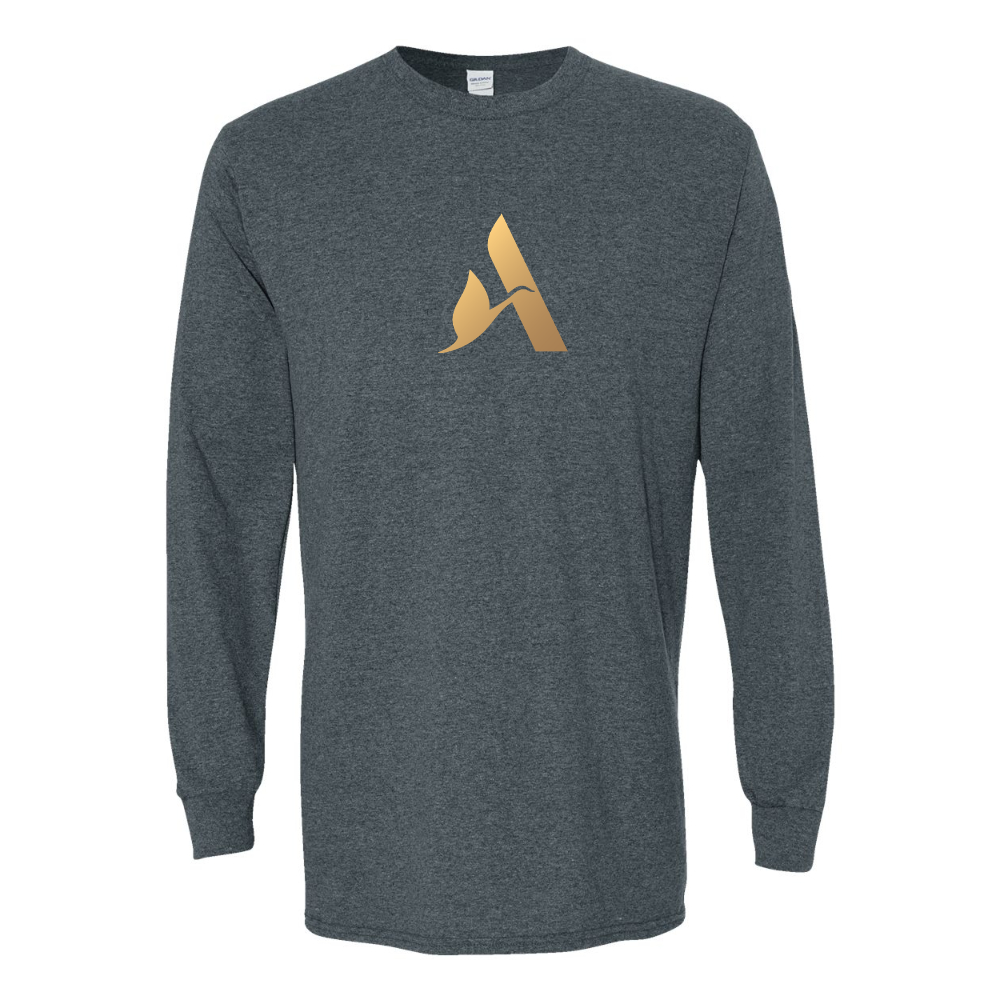 Men's Accor Golden Logo Gildan Heavy Cotton Long Sleeve T-Shirt