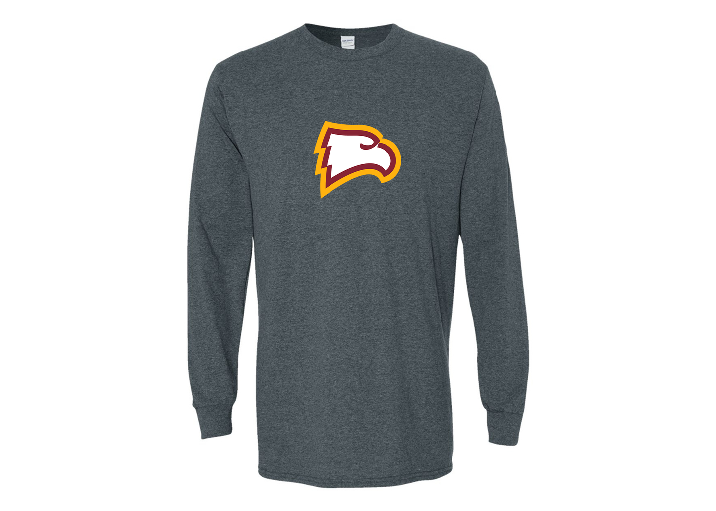 Men's Winthrop Eagles Gildan Heavy Cotton Long Sleeve T-Shirt