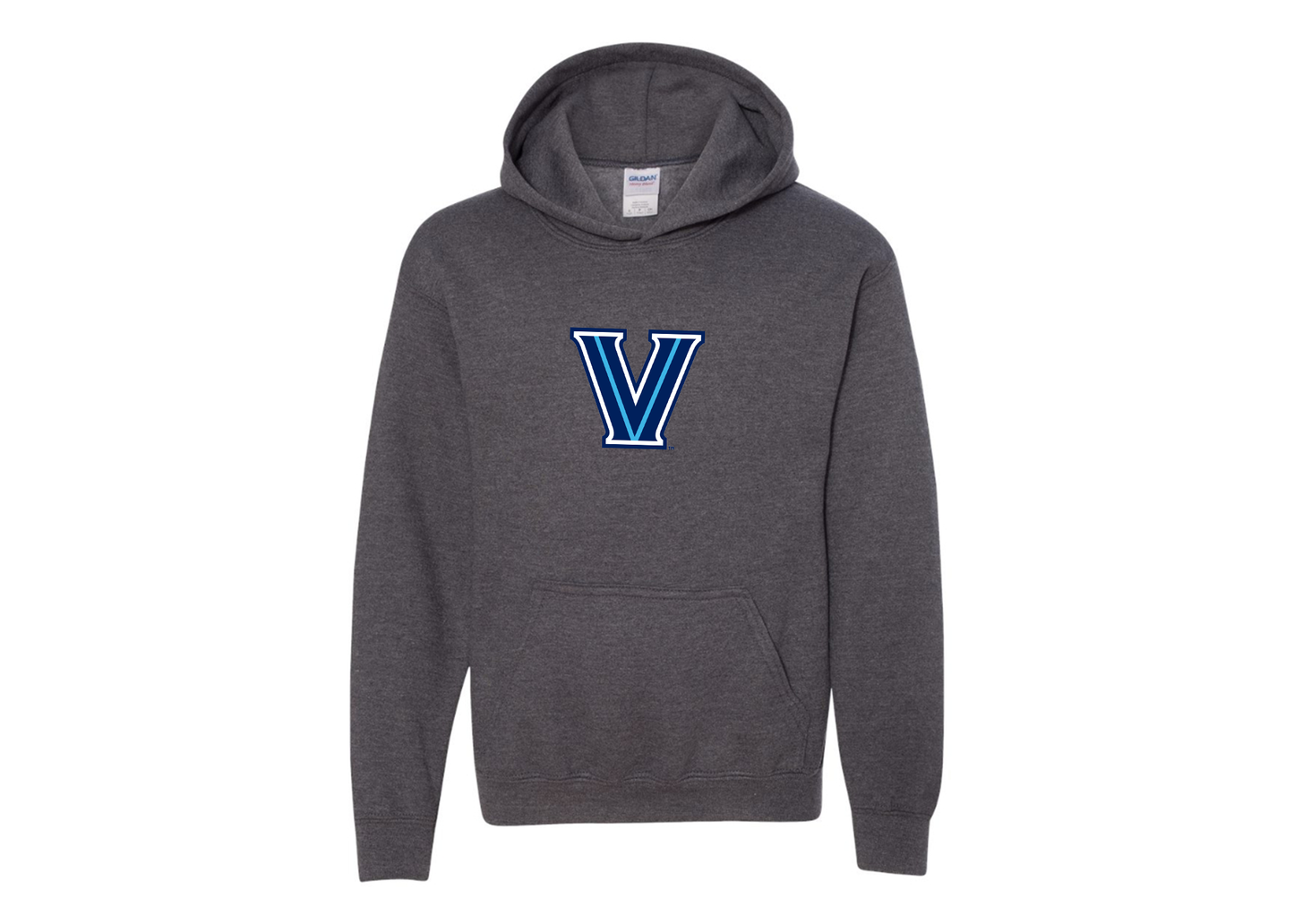 Youth Villanova Wildcats Gildan Heavy Blend  Hooded Sweatshirt