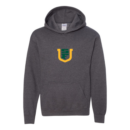 Youth San Francisco Dons Logo Gildan Heavy Blend  Hooded Sweatshirt