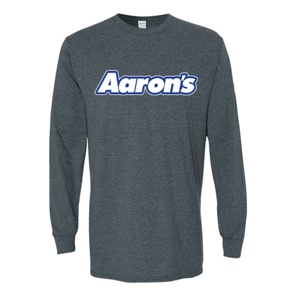 Men's Aaron_s Logo Gildan Heavy Cotton Long Sleeve T-Shirt