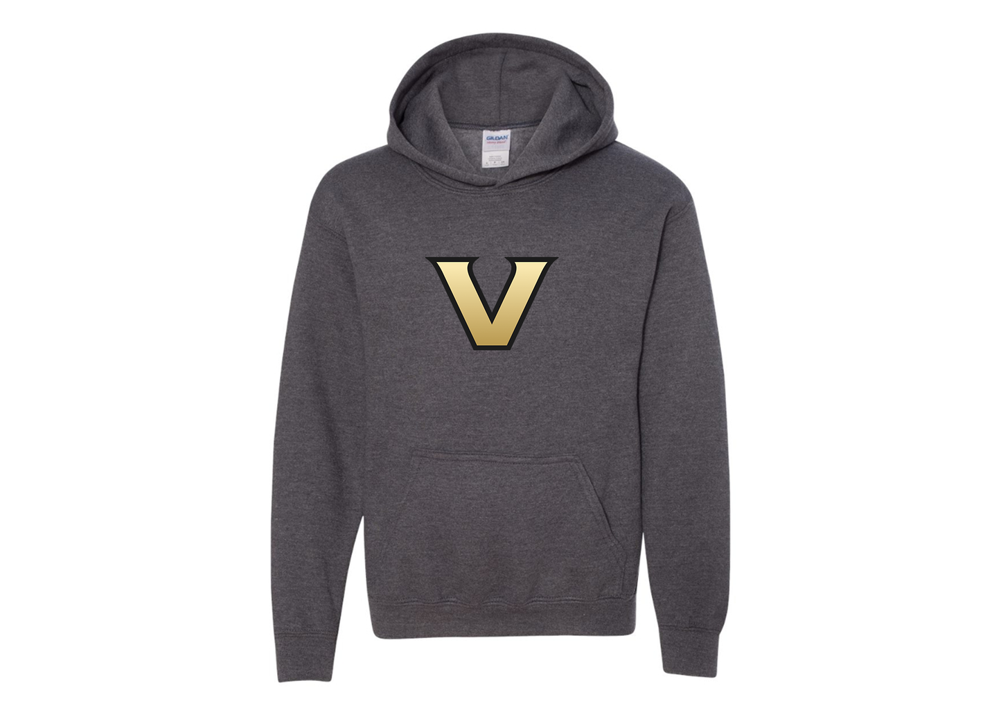 Youth Vanderbilt Commodores Gildan Heavy Blend  Hooded Sweatshirt
