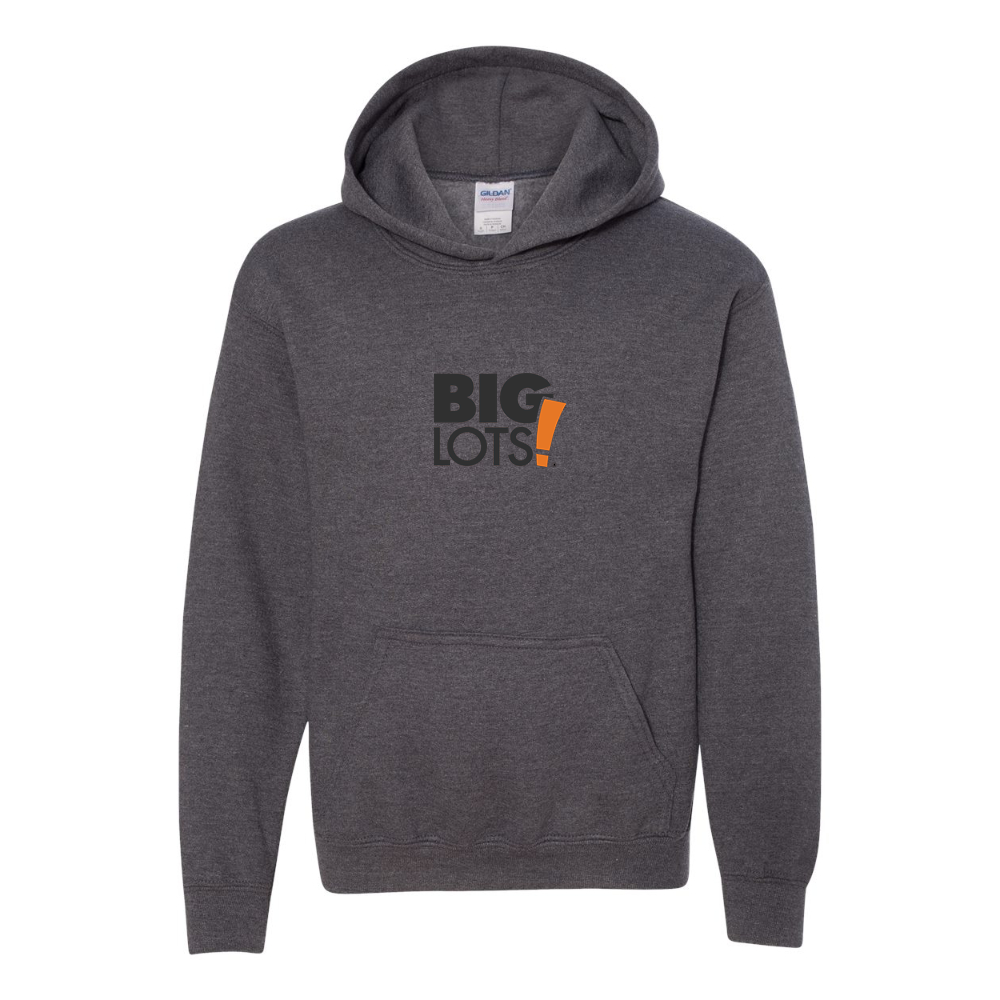Youth Big Lots Logo Gildan Heavy Blend  Hooded Sweatshirt