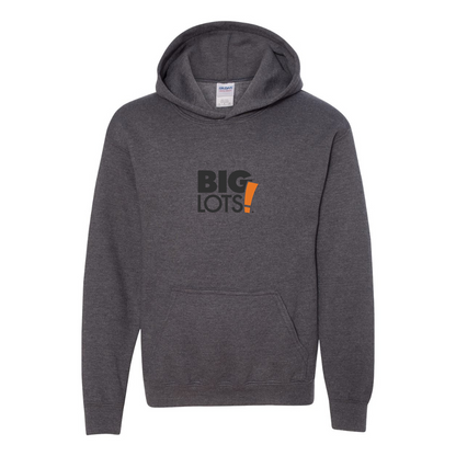 Youth Big Lots Logo Gildan Heavy Blend  Hooded Sweatshirt