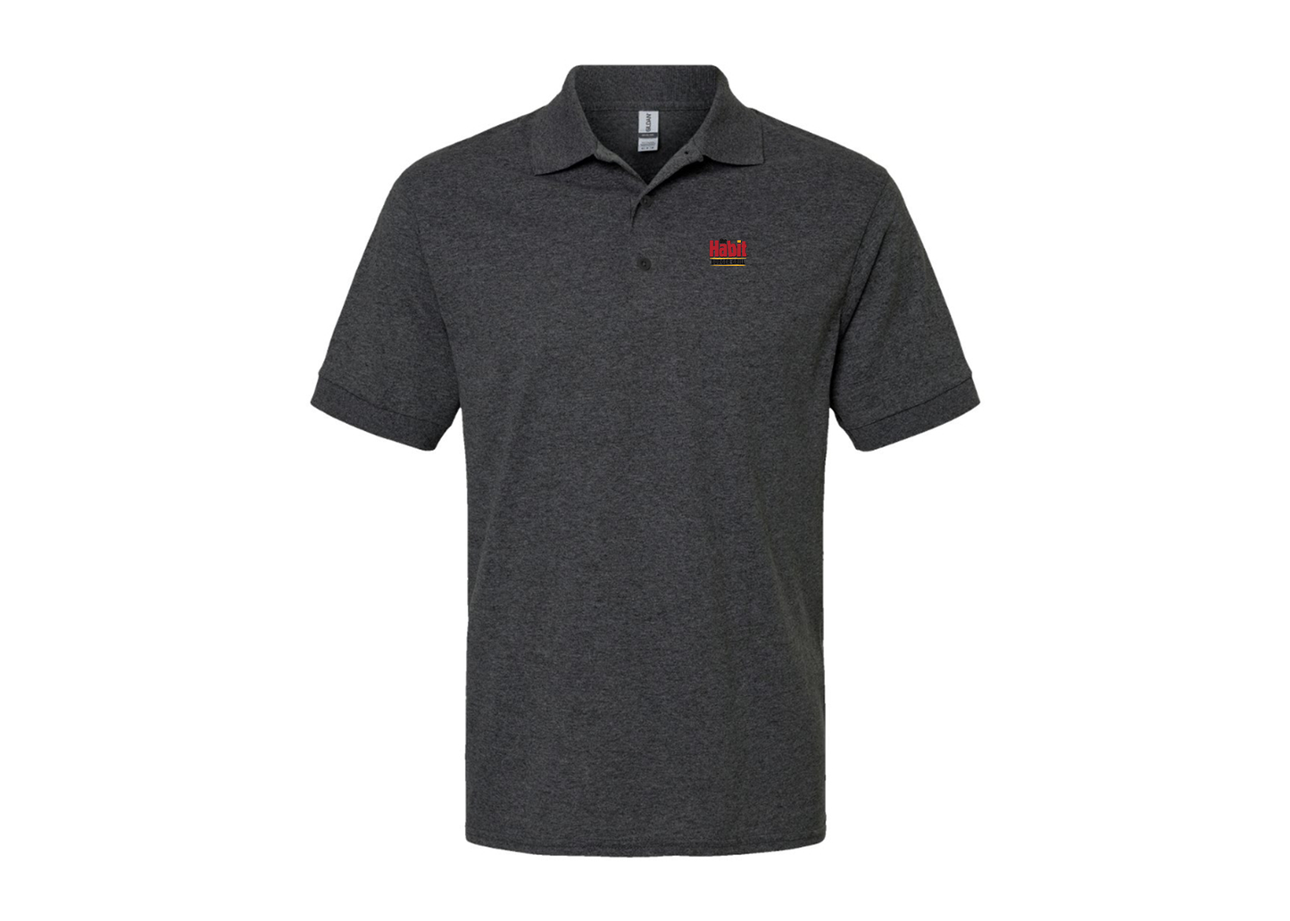 Men's The Habit Burger Grill Gildan Dry Blend Jersey Polo