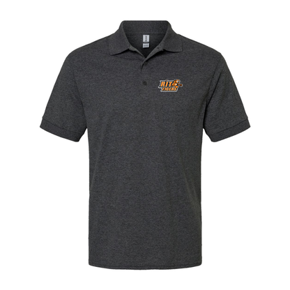 Men's RIT Tigers Logo Gildan Dry Blend Jersey Polo