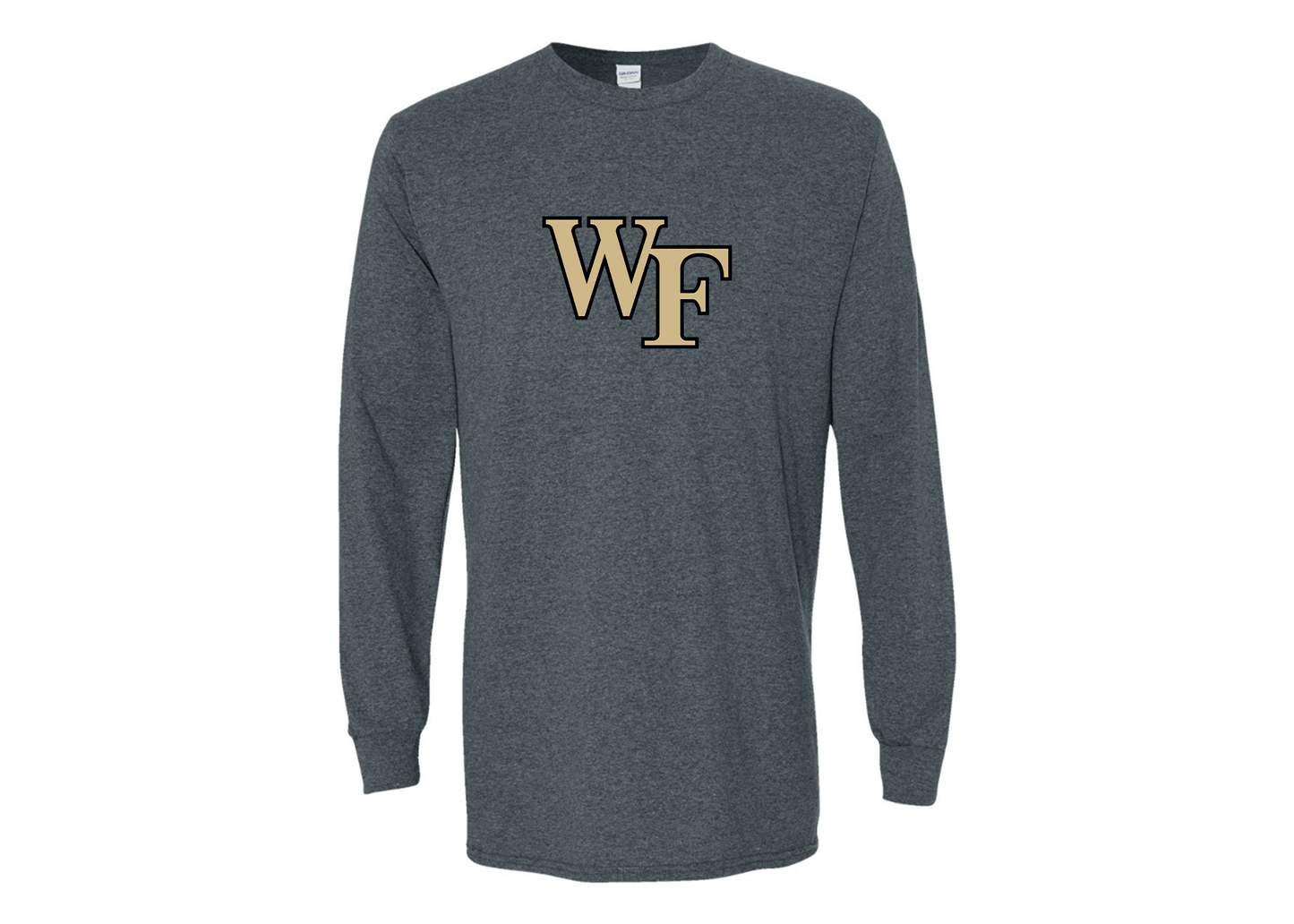 Men's Wake Forest Demon Deacons Gildan Heavy Cotton Long Sleeve T-Shirt
