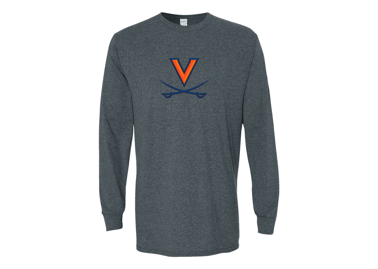 Men's Virginia Cavaliers Gildan Heavy Cotton Long Sleeve T-Shirt