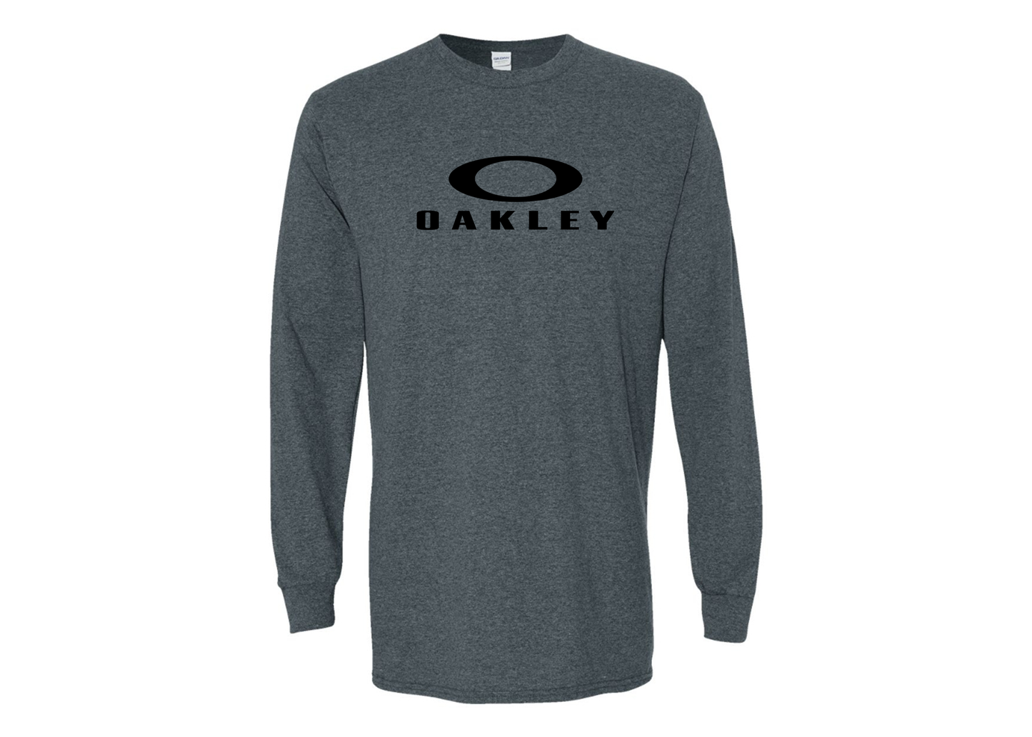 Men's Oakley Logo Gildan Heavy Cotton Long Sleeve T-Shirt