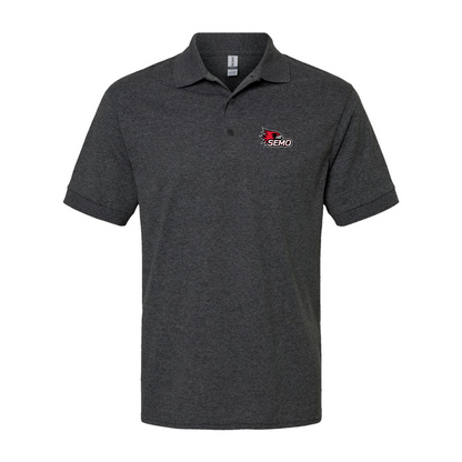 Men's SEMO Redhawks Logo Gildan Dry Blend Jersey Polo