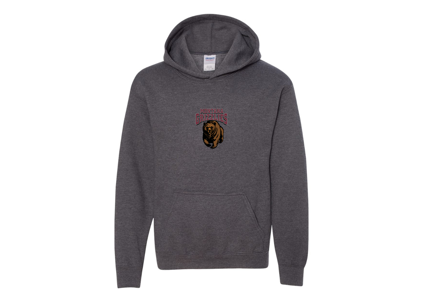 Youth Montana Grizzliesl Gildan Heavy Blend  Hooded Sweatshirt